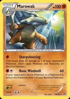 2015 BREAKthrough Marowak #78 card