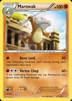 2012 Dragons Exalted Marowak #61 card