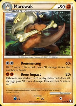 2010 HS—Triumphant Marowak #44 card
