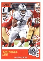 2019 Score Base Set Marquel Lee #41 card