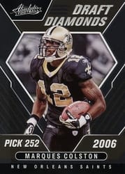 2022 Panini Absolute Draft Diamonds Marques Colston #DD-4 card