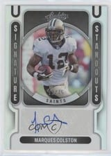 2022 Panini Absolute Signature Standouts Marques Colston #SS-MC card