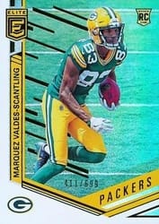2018 Donruss Elite Base Set Marquez Valdes-Scantling #147 card