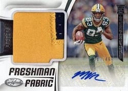 2018 Panini Certified Base Set Marquez Valdes-Scantling #213 card