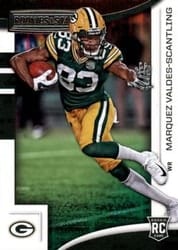 2018 Panini Rookies & Stars Base Set Marquez Valdes-Scantling #140 card
