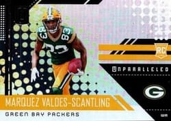 2018 Panini Unparalleled Base Set Marquez Valdes-Scantling #235 card