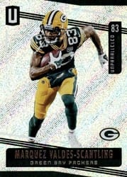 2019 Panini Unparalleled Base Set Marquez Valdes-Scantling #185 card