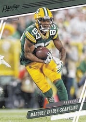 2020 Panini Prestige Base Set Marquez Valdes-Scantling #123 card