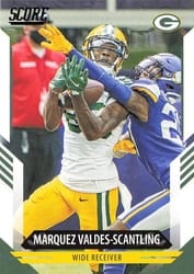 2021 Score Base Set Marquez Valdes-Scantling #141 card