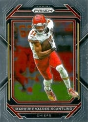 2022 Panini Prizm Base Set Marquez Valdes-Scantling #142 card