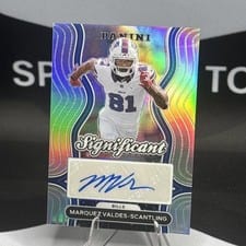 2024 Panini Prizm Significant Signatures Marquez Valdes-Scantling #SS-MVS card