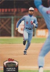 1992 Stadium Club Base Set Marquis Grissom #120 card