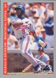1993 Fleer Base Set Marquis Grissom #461 card