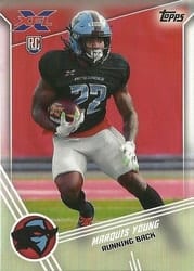 2020 Topps XFL Base Set Marquis Young #59 card