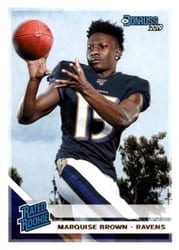 2019 Donruss Base Set Marquise Brown #312 card