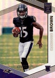 2019 Donruss Elite Base Set Marquise Brown #105 card