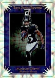 2019 Donruss Elite Series Rookies Marquise Brown #ESR-12 card