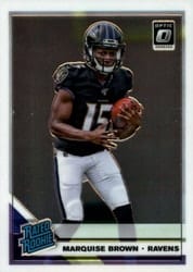 2019 Donruss Optic Base Set Marquise Brown #162 card