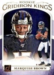 2019 Donruss Rookie Gridiron Kings Marquise Brown #RGK-11 card