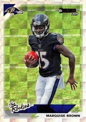 2019 Donruss The Rookies Marquise Brown #TR-12 card