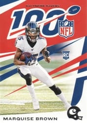 2019 Panini Chronicles Base Set Marquise Brown #9 card