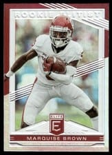 2019 Panini Donruss Elite Rookie Elitist Marquise Brown #RE-6 card