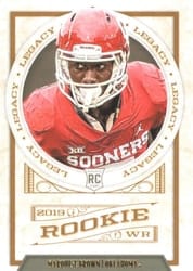 2019 Panini Legacy Base Set Marquise Brown #185 card