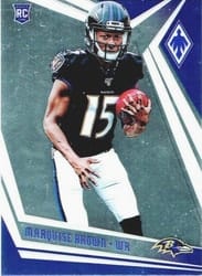 2019 Panini Phoenix Base Set Marquise Brown #107 card