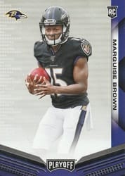 2019 Panini Playoff Base Set Marquise Brown #207 card