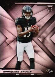 2019 Panini XR Base Set Marquise Brown #107 card
