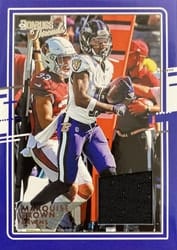 2020 Donruss Donruss Threads Marquise Brown #12 card
