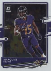 2020 Donruss Optic Base Set Marquise Brown #12 card