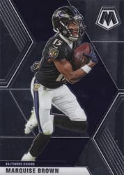 2020 Panini Mosaic Base Set Marquise Brown #23 card