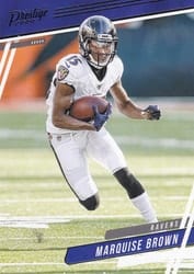 2020 Panini Prestige Base Set Marquise Brown #155 card