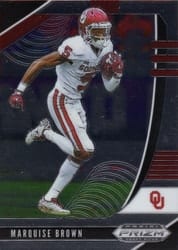 2020 Panini Prizm Draft Picks Base Set Marquise Brown #69 card