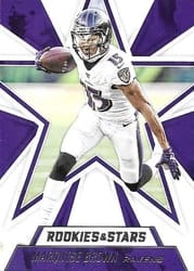 2020 Panini Rookies & Stars Base Set Marquise Brown #13 card