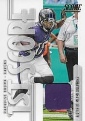 2020 Score First Score Marquise Brown #FS-MB card