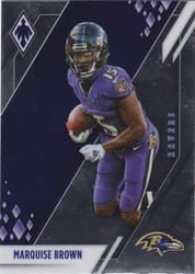 2021 Panini Phoenix Base Set Marquise Brown #9 card