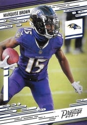 2021 Panini Prestige Base Set Marquise Brown #20 card