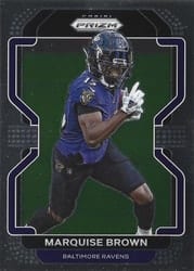 2021 Panini Prizm Base Set Marquise Brown #280 card