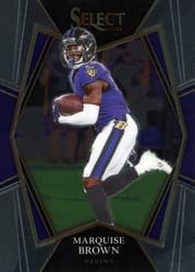 2021 Panini Select Base Set Marquise Brown #105 card