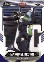 2021 Score Base Set Marquise Brown #89 card