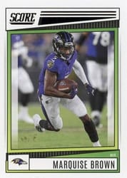 2022 Score Base Set Marquise Brown #181 card