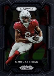2023 Panini Prizm Base Set Marquise Brown #4 card