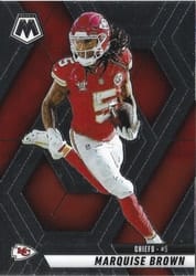 2025 Panini Mosaic Base Set Marquise Brown #73 card