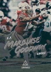 2018 Panini Luminance Base Set Marquise Goodwin #3 card
