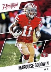 2018 Panini Prestige Base Set Marquise Goodwin #2 card