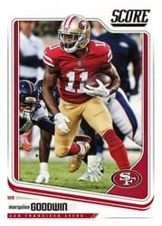 2018 Score Base Set Marquise Goodwin #285 card
