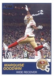 2019 Score Base Set Marquise Goodwin #309 card