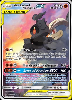 Unbroken Bonds Marshadow & Machamp-GX #199 card